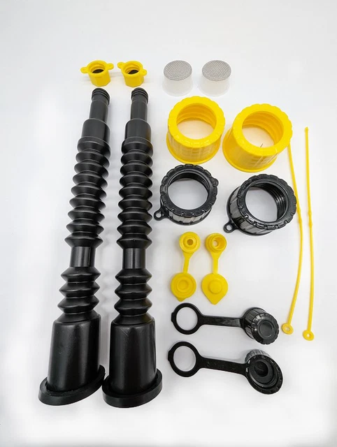 2 SET Replacement Gas Can Spout kit to Fit Midwest, Scepter,Briggs&Stratton