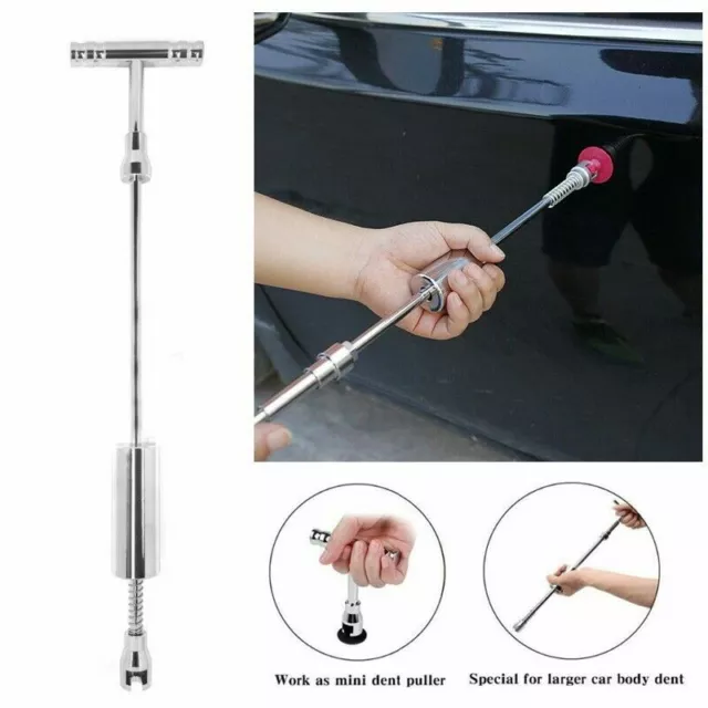 Puller Slide Hammer for Car Door Body Pulling Tab Dent Removal Repair Tool Set