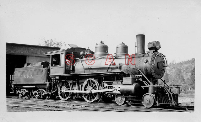 3B668 Rp 1936 Coudersport & Port Allegany Railroad 440 Loco #6 Coudersport Pa