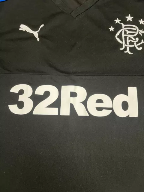 Glasgow Rangers Third 2017 - 2018 Football Shirt Soccer Jersey Puma Size M 3