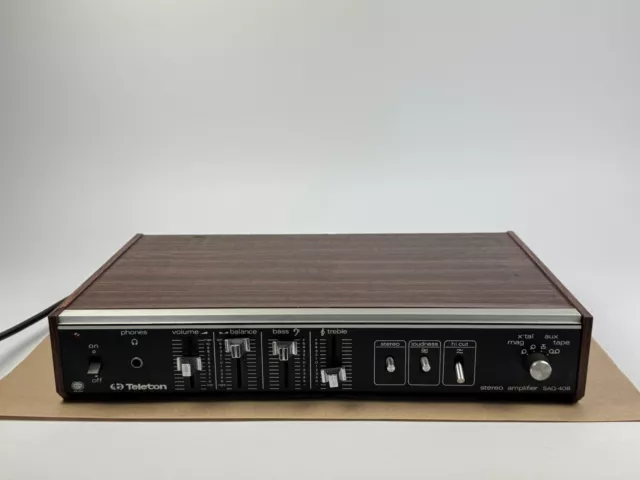 Teleton Stereo Amplifier SAQ-408 Rarität Vintage Verstärker selten