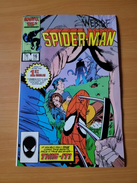 Web of Spider-Man #16 Direct Market Edition ~ NEAR MINT NM ~ 1986 Marvel Comics