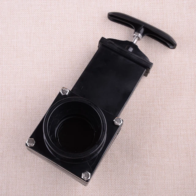 Rv Water Drain Valve EZ Sewer Valve Cap With Grip Handle & Grey Water Drain For RV/Motorhome Camper Black RV Waste Tank Cap With Drain - Foto 9