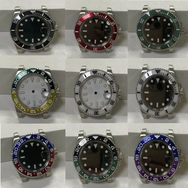 Replacement 40MM Watch Bezel Case for Japan 8215 8200 Mingzhu 2813 3804 Movement