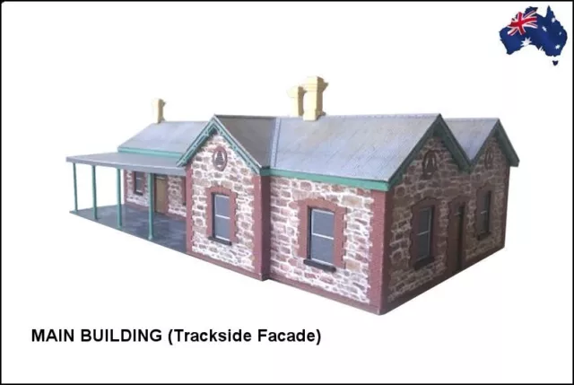 HO Scale Australian FEDERATION RAILWAY STATION BUILDINGS (4 Structures) 2