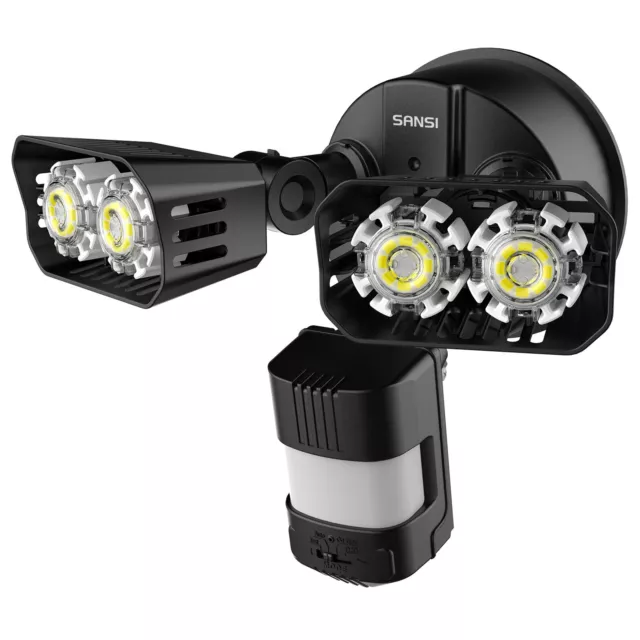 SANSI 1800lm 18W Outdoor Motion Sensor LED Security Light D2D 320° Floodlight