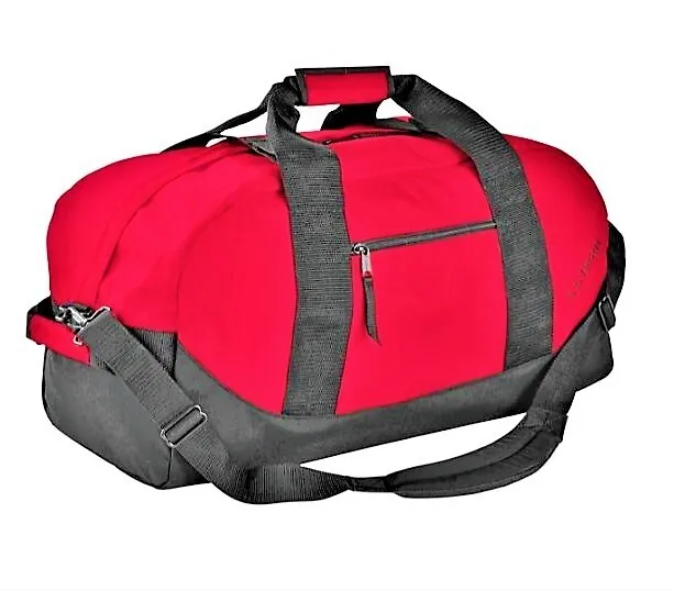 LL Bean Adventure Duffle Bag X Large Red Weekender Travel Rugged Water Resistant