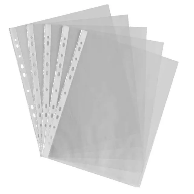 100 X BUSTE Plastificate A4 per Raccoglitore ad Anelli Trasparenti in  Plastica EUR 12,90 - PicClick IT