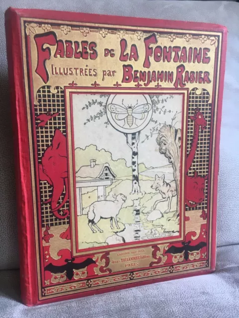 Fables De La Fontaine  Benjamin Rabier  Tallandier 1906