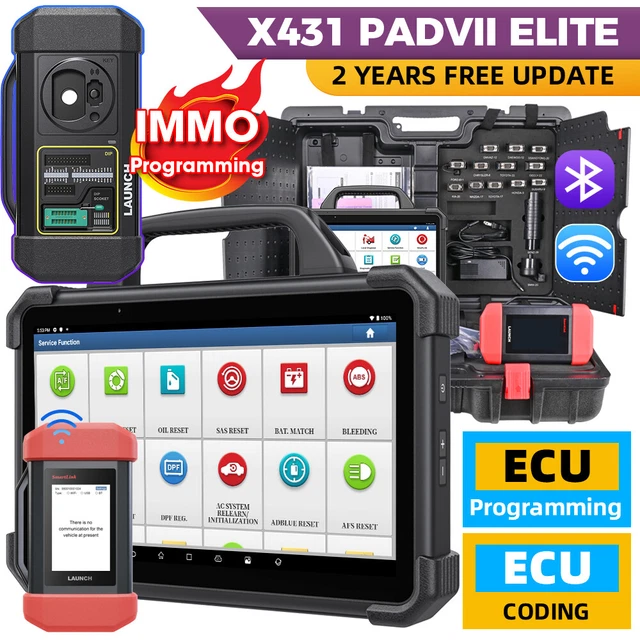 LAUNCH X431 PAD VII PAD 7 + GIII X-PROG3 diagnostics Programme ÉCU Codage IMMO