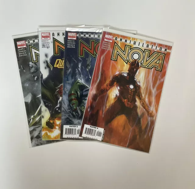 Nova 1 2 3 4 lot run set 2006 Near Mint Nm limited Series Marvel