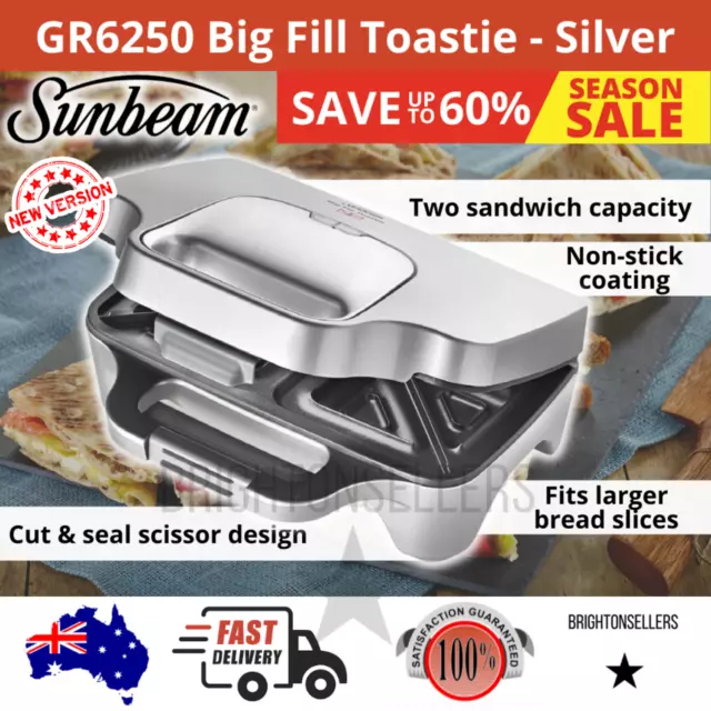 Sunbeam Big Fill Grilled Sandwich Toaster (GR6250)