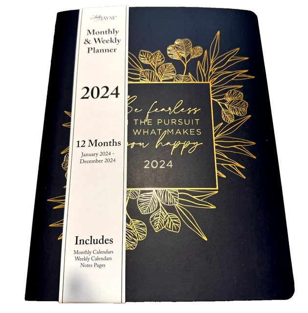 2024 lady jayne planner monthly and weekly layouts agenda 8 75x10 75