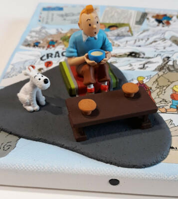 Aroutcheff Diorama  TINTIN EN AMERIQUE no Pixi Aroutcheff Leblon 