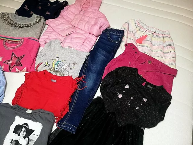 Autumn/Winter Girls Clothes Bundle 12 Items Size 4-6 Years 3