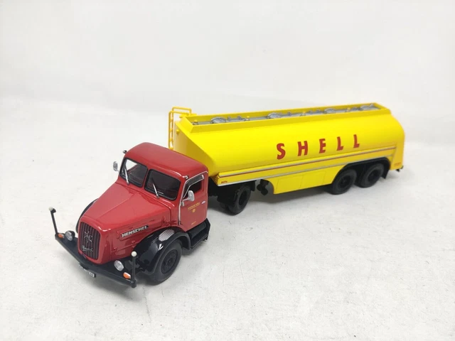 Camion Miniature MINICHAMPS Henschel HS 140 1954 - Échelle 1/43 - Très Bon état - Boîte Incluse