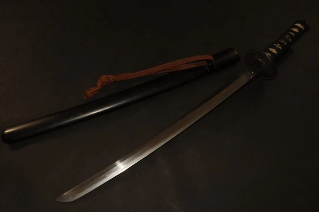 WAKIZASHI (sword) w/Koshirae : SUKESADA : MUROMACHI : 25.2 × 17.1 " 590g
