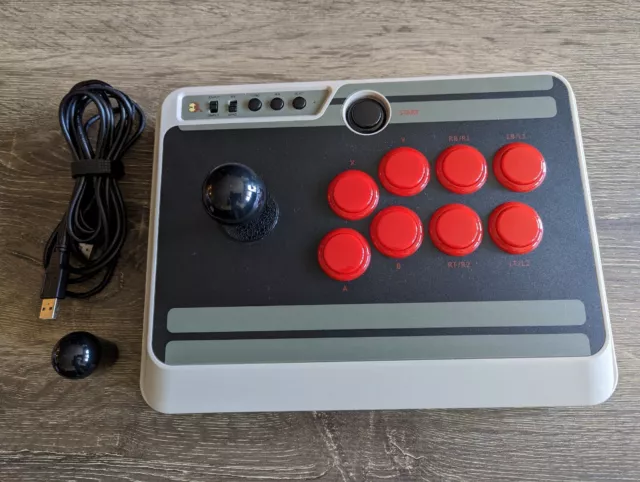 8bitdo N30 Arcade Stick Bluetooth+USB - Steam, Pi, Switch, Windows, macOS, MAME