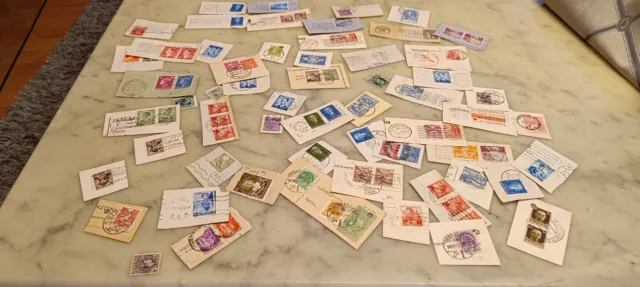Konvolut Briefmarken ganze Welt frisch und gestempelt Zusammendrucke TOP K2