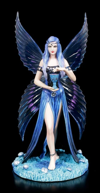 Grand Figurine Elfes avec Drache - Adalindarca - Dragon Pays - Figure de Elf Figure de Dragon Elfe Fee Fairy Déco