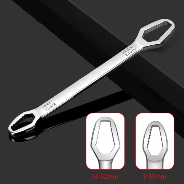 Universal Wrench Adjustable Glasses Wrench 8-22mm Ratchet Spanner Repairing T-EL