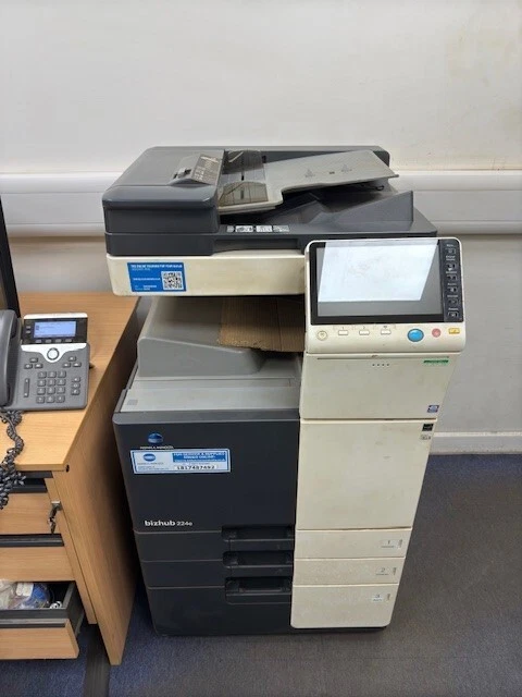 OFFICE PRINTER - Konica Minolta Bizhub 224e £49.99 - PicClick UK