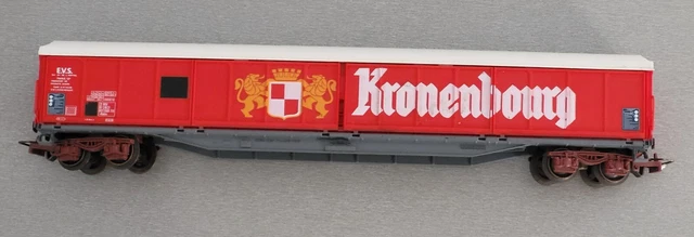Wagon Kronenbourg Jouef Réf 6731 - Echelle HO - NEUF - Plastique Rouge