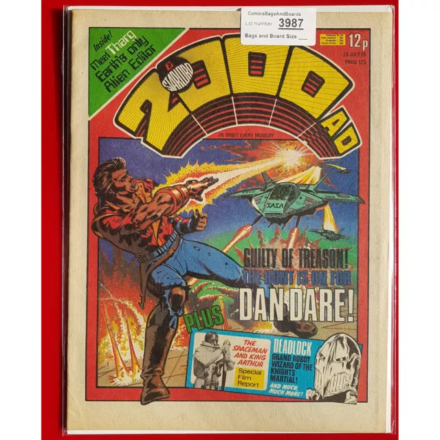2000AD Prog 123 Judge Dredd ABC Warriors Comicbuch 28 79 UK 1979 (Los 3987