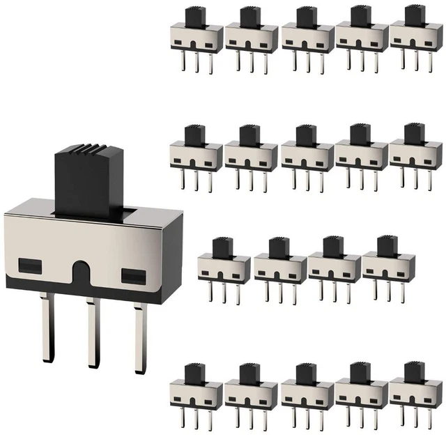 Interruttore scorrevole 5 mm posizione 3 pin 2 progetti elettronici alta qualità