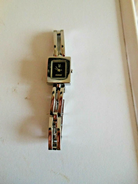 PLAYBOY STAINLESS STEEL Bracelet Links Wristwatch New  display picture 2