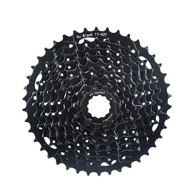 Cassette Bicicletta Ruota Libera Bici da Corsa Deragliatori Posteriori Nero