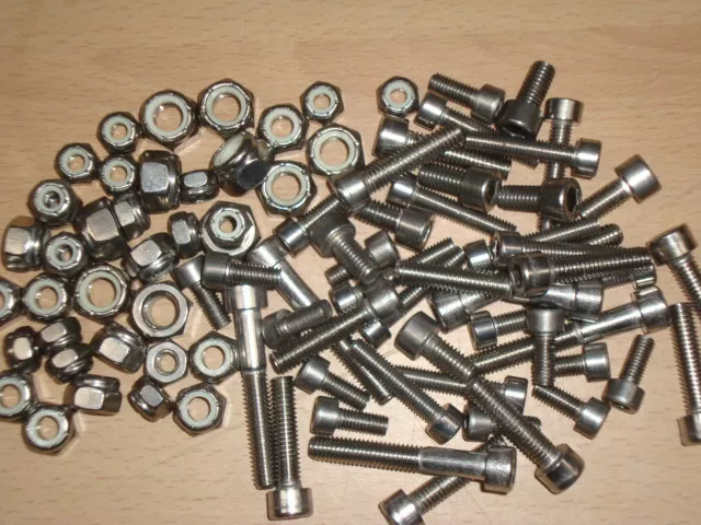 Stainless UNF Allen Bolts, Socket Caps & Nyloc Nuts - Harley Davidson - American