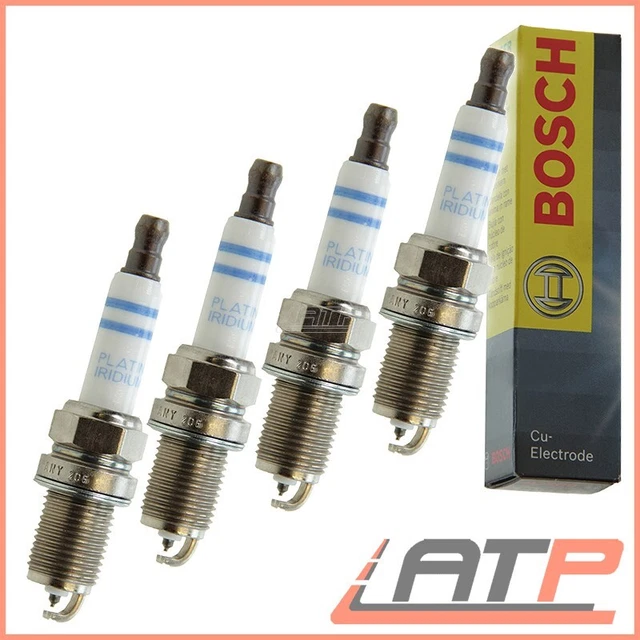 4X BOSCH SPARK PLUGS FOR AUDI TT 8J 0614 A6 4F C6 4G C7 0515 Q3 Q5 8R