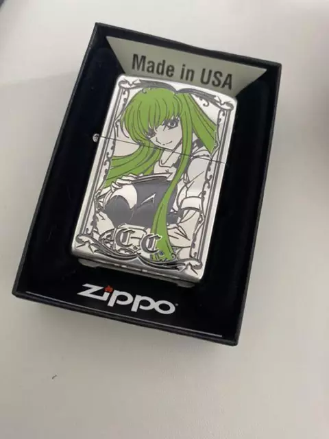 Zippo Oil Lighter Code Geass Lelouch Of The Rebellion C.C. Limited Color Japan