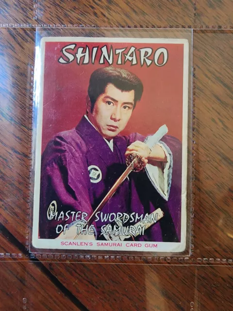 Scanlens 1964 Cards Samurai Shintaro Set Of 72