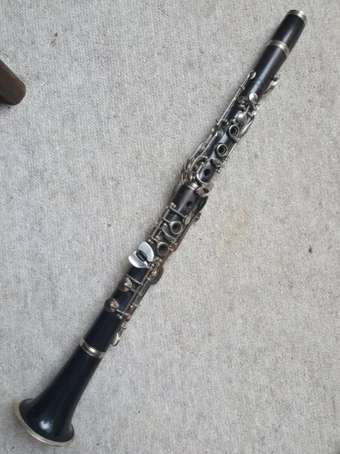 Nice old wooden  Clarinet 4rings ALBERT System, "J. Gramer Neustadt"