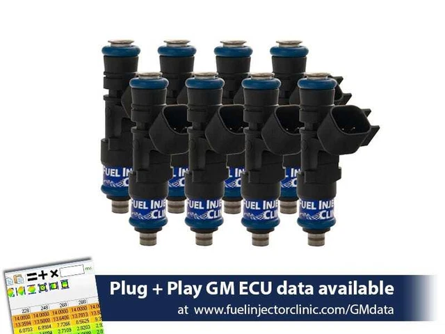 FIC IS302-0650H 650cc Fuel Injector Clinic Set for LS2 engines High-Z