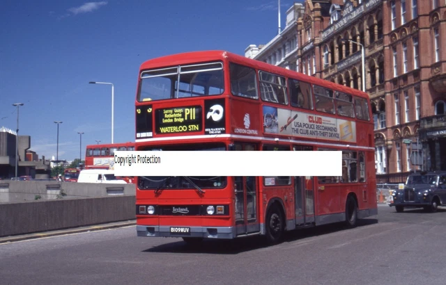 Bus 1109 ORIGINAL 35MM COLOUR Bus Slide London Transport Leyland Titan T 1109 ...
