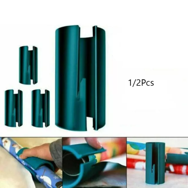 2pc Roll Paper Cutter Wrapping Paper Cutter Tool Tube 2pcs Gift