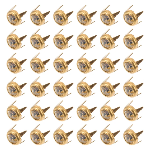 50 Pcs Four Claw Drill Nail Metal Rivet Metal Studs Shoes Degreasing 3