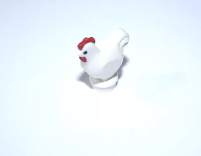 1x LEGO® Huhn Hühnchen Chicken 95342pb01 NEU weiss