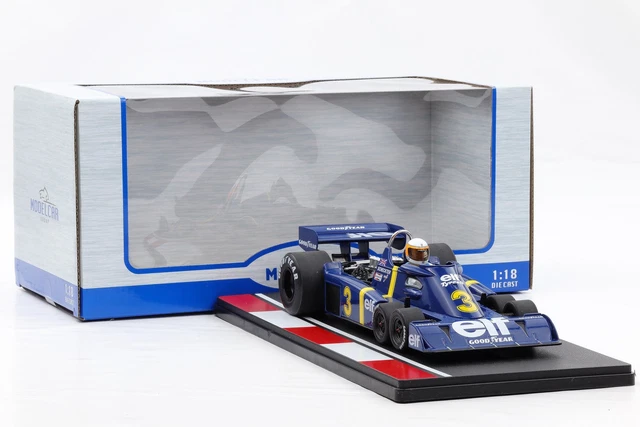 Miniature Tyrrell Ford 018 - Johnny Herbert #4 - GP Belgique 1989 - Spark 1/43 - Neuve