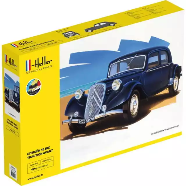 Heller 56799 Starter Kit - Citroen 15 SIX Traction Avant