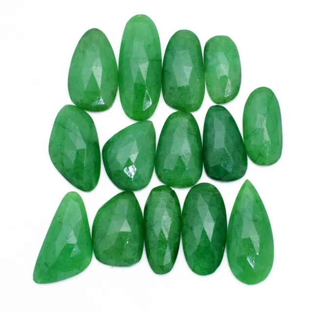 148 Cts Natural Emerald Finest Green Checker Cut Loose Gemstones Lot 20mm-31mm