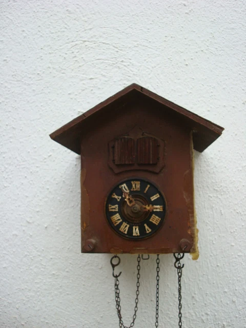 Antico Orologio Cucu' Con Carillon