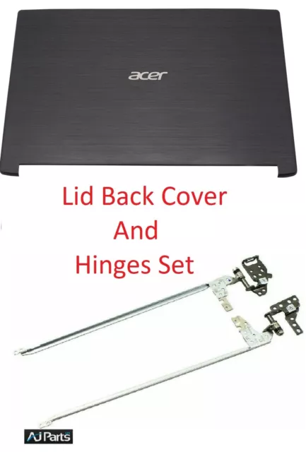 Acer Aspire ES1-523 ES1-532 ES1-572 LCD Top Lid Back Cover + Hinges Pair