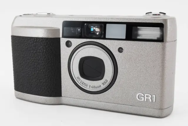 [N MINT] Luxury Compact Camera RICOH GR1 Silver with special case from JAPAN