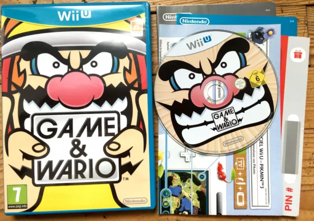 Game & Wario Complet Boîte Notice Nintendo Wii U Pal Français Cib Ovp Jeu Spiel