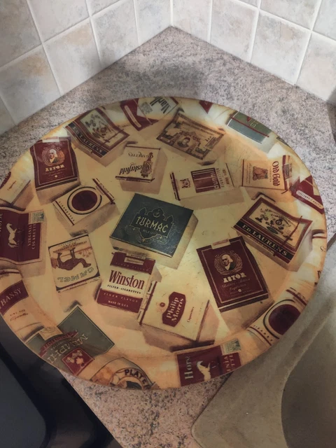 Lot De Plateaux Apéro Mélamine Voluform - Vintage Années 70 - Très Bon état