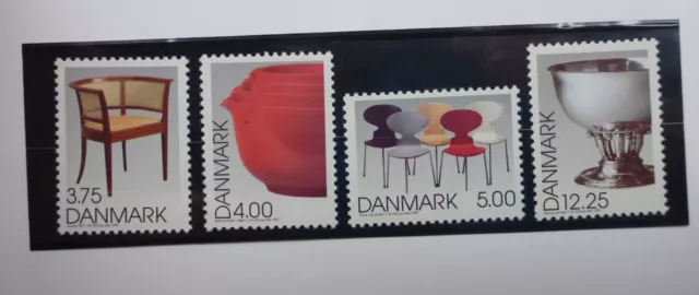 DENMARK 1997 Danish Design Set 4 Mint Stamps